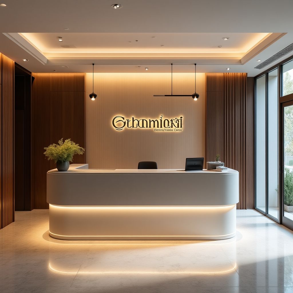Recepción de las oficinas centrales